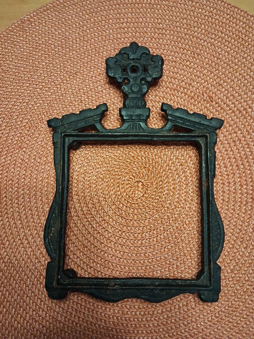Vintage Cast Iron Footed Trivets Lot of 3